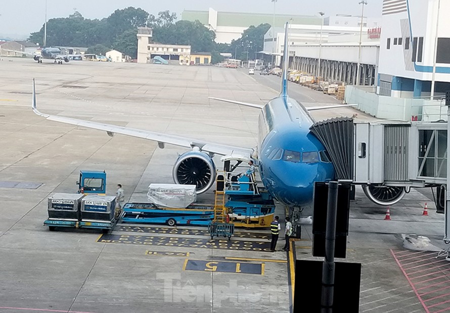 Bão số 9 khiến nhiều chuyến bay phải đổi gời khai thác hoặc huỷ. Ảnh minh hoạ.