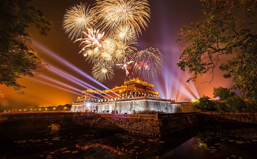 Huyện Phong Điền (tỉnh TT-Huế) sẽ không cùng TP Huế bắn pháo hoa tầm cao mừng giao thừa Tân Sửu 2021 vì lý do "đặc biệt". Ảnh: VisitHue