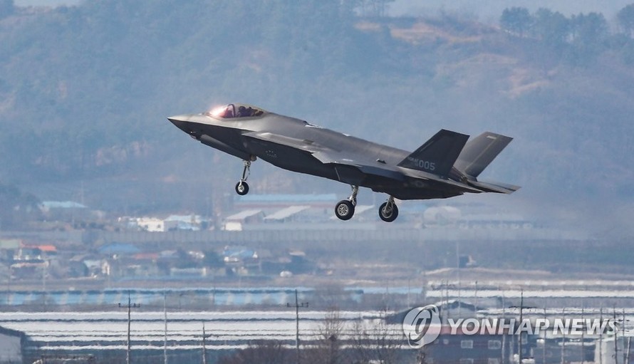 Thêm 2 tiêm kích F-35A gia nhập Không quân Hàn Quốc. Ảnh: Yonhap