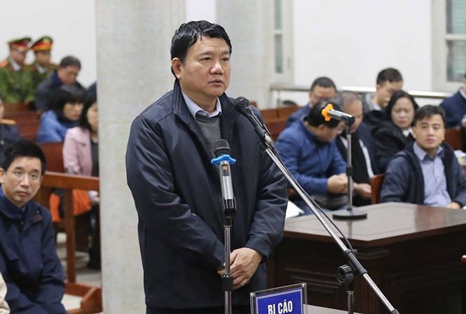Bị cáo Đinh La Thăng.