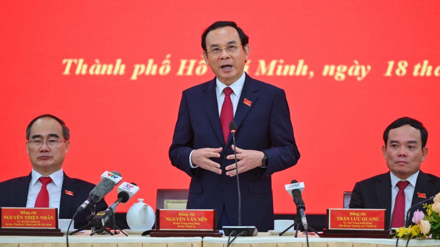 Bí thư Nguyễn Văn Nên chuyển sinh hoạt về đoàn ĐBQH TP.HCM