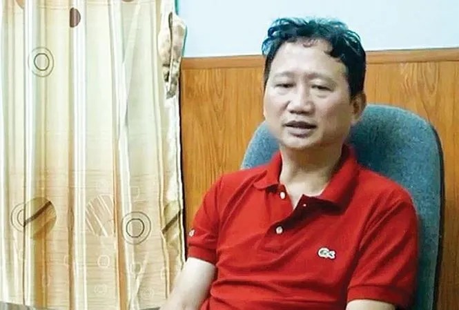 Trịnh Xuân Thanh thời điểm vừa bị bắt giam.