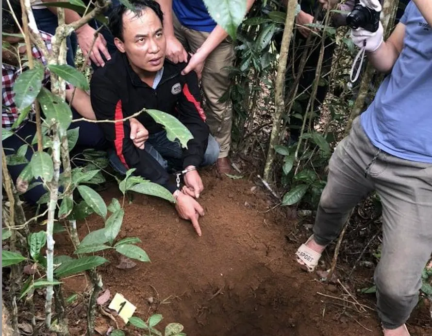 Triệu Vạn Phúc tại hiện trường. Ảnh: N.B