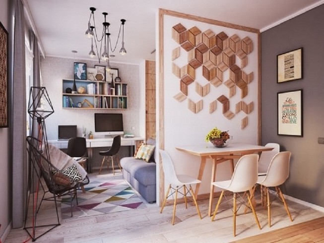 Thiết kế một căn hộ 25m2 một dự án đang bán trên thị trường