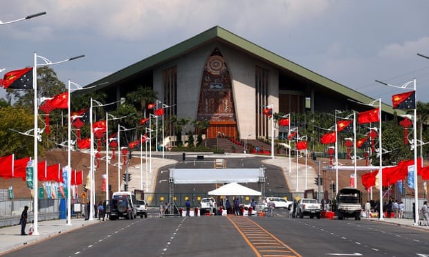 Toà nhà quốc hội Papua New Guinea. Ảnh: Reuters