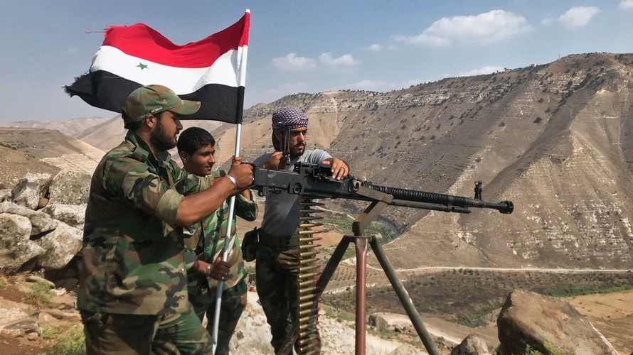 Quân đội chính phủ Syria. Ảnh: Sputnik