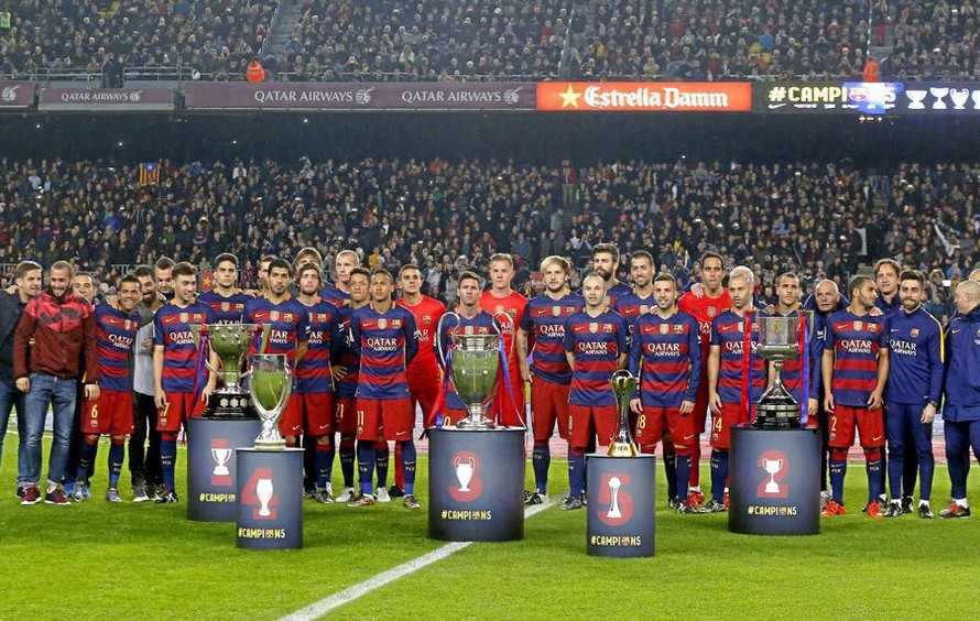 Barcelona sẽ mất bộn tiền nếu đoạt “cú ăn ba” một lần nữa. 