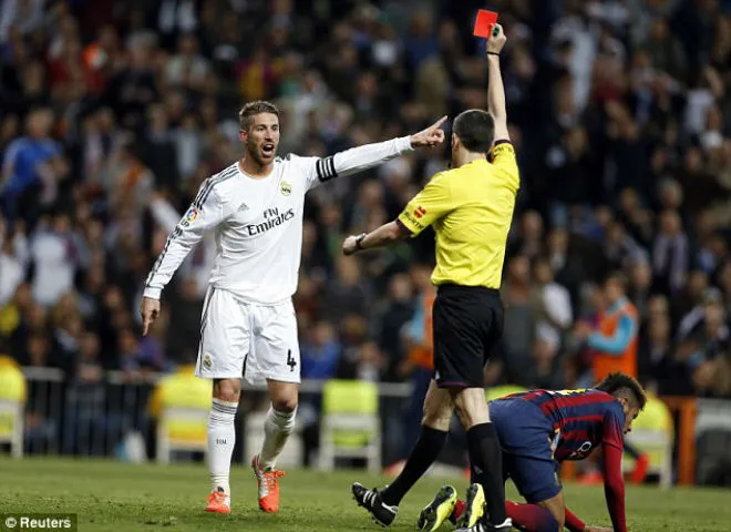 Ramos luôn thi đấu đầy máu lửa ở El Clasico.