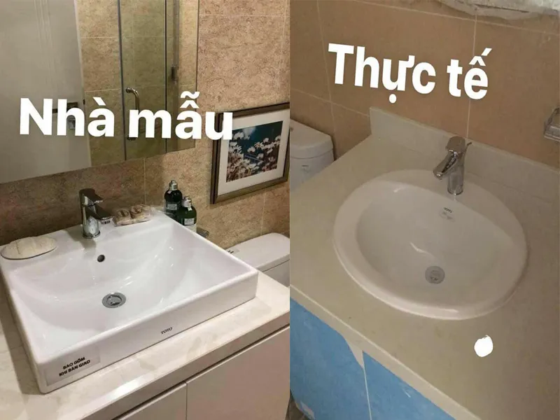 Khách hàng vạch trần căn hộ thực tế khác xa căn hộ mẫu 