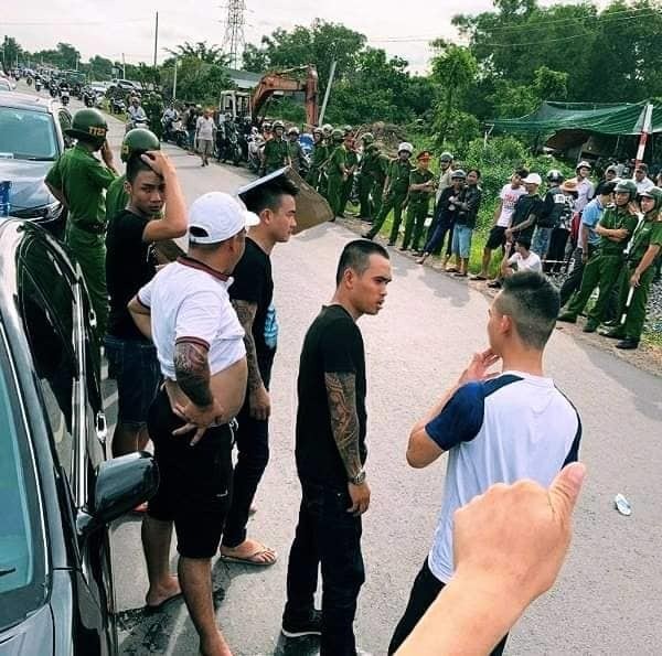 Hiện trường nơi xảy ra vụ việc