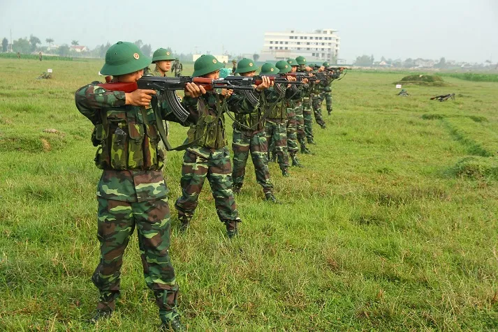 Một trong 4 nội dung của đợt thi đua là xây dựng chính quy, rèn kỷ luật nghiêm