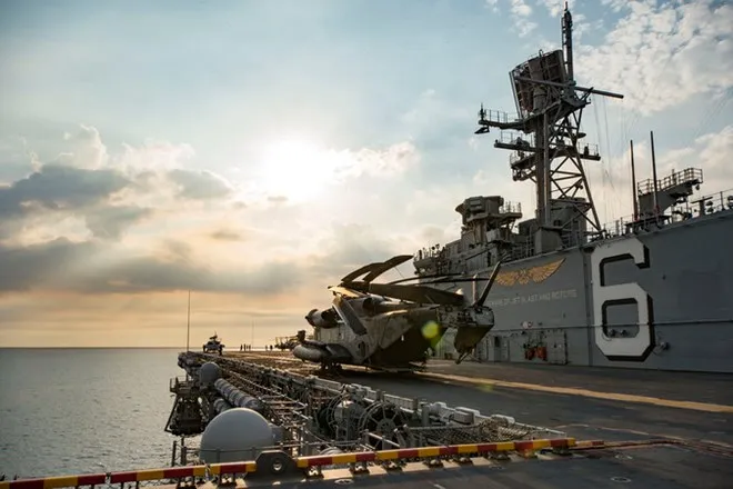 Tàu chiến USS Bonhomme Richard của Mỹ. Nguồn: public.navy.mil.