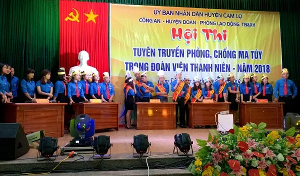 Hội thi tuyên truyền phòng, chống ma túy trong đoàn viên thanh niên là một trong những hoạt động thường niên của huyện Cam Lộ. Ảnh: T.Truyền