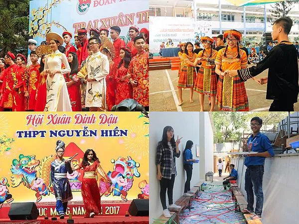 Vòng quanh lễ hội mùa Xuân tại các trường THPT năm 2017