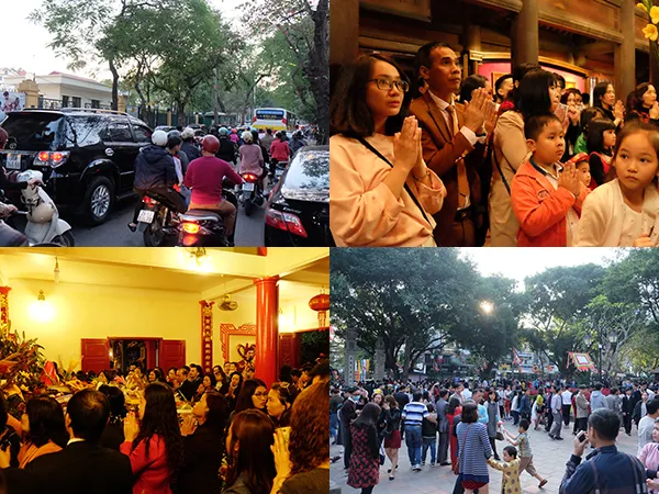Người Hà Nội nô nức đi lễ cầu bình an trong ngày đầu năm mới