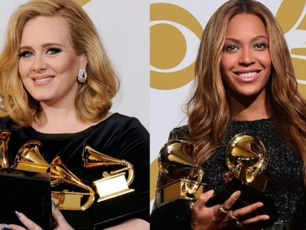 Grammy 2017 sẽ là cuộc cạnh tranh khốc liệt giữa Adele và Beyoncé?