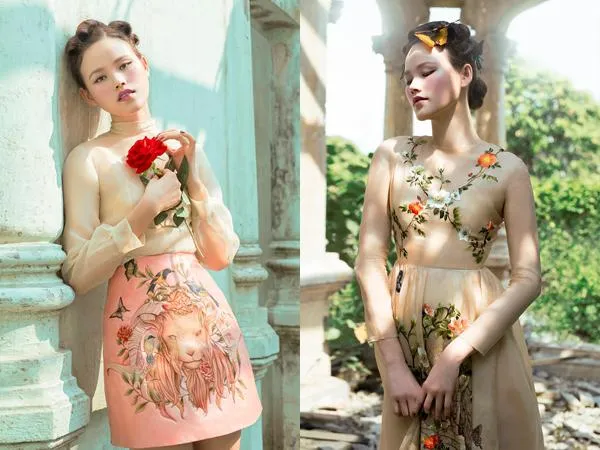 Tuyết Lan xinh đẹp như nữ thần mùa Xuân trong bộ hình thời trang mới