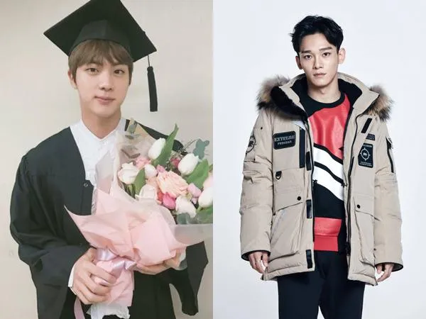 Jin (BTS) bất ngờ trở thành bạn đồng môn của Chen (EXO)