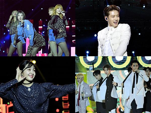 Mặc trời mưa, các idol K-Pop và fan vẫn "cháy" hết mình cùng "MBC Music K-Plus Concert"