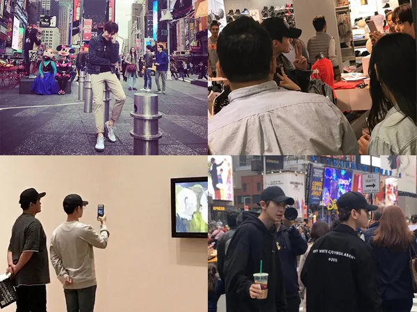 Các thành viên EXO đã tranh thủ “hẹn hò” ở New York, bạn biết chưa?