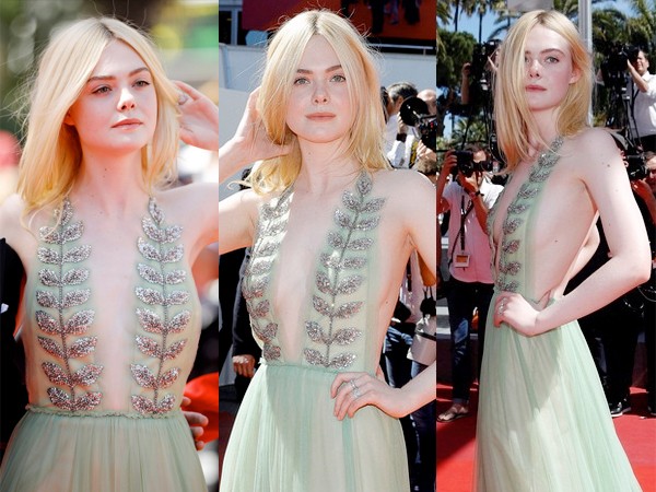 Elle Fanning làm lu mờ hết mọi mỹ nhân Cannes với bộ váy lộng lẫy như một nàng tiên hoa