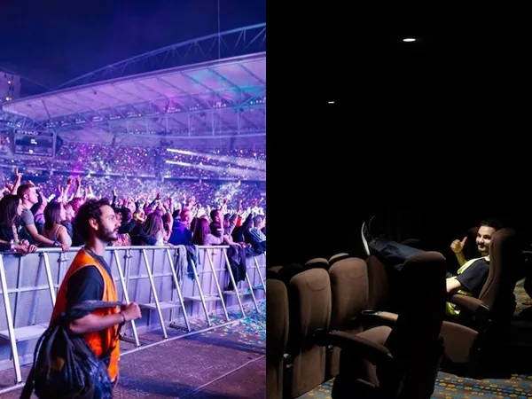 Liều như hai anh chàng này, bạn có thể xem concert của thần tượng… miễn phí