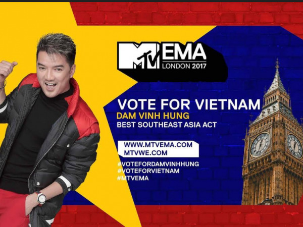Đàm Vĩnh Hưng chính thức trở thành đại diện Việt Nam tham gia "MTV EMA 2017" 