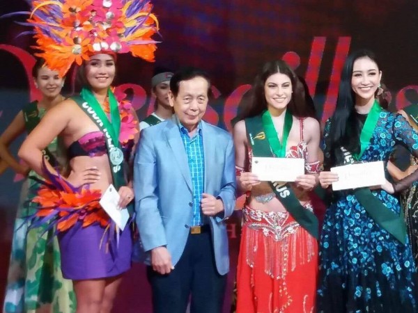 Hà Thu xuất sắc giành Huy chương Đồng phần thi Tài năng của "Miss Earth 2017"