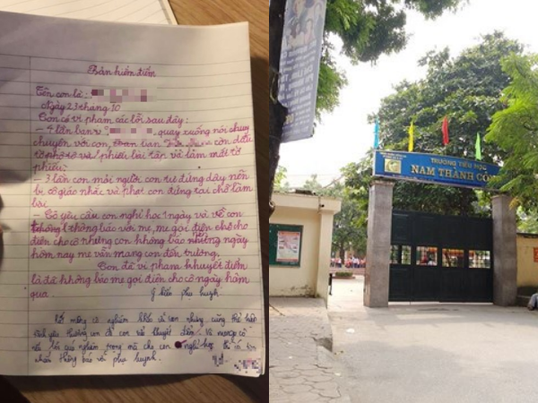 Hà Nội: Phạt học sinh nghỉ học, cô giáo không báo cho phụ huynh
