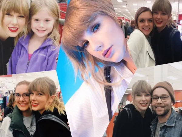 Swifties sướng rơn khi bất ngờ gặp và được chụp ảnh cùng Taylor Swift ngay tại siêu thị
