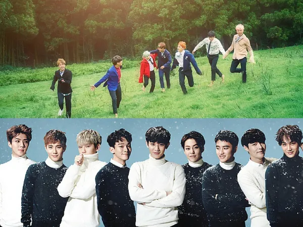 Hai nhóm nhạc BTS và EXO bất phân thắng bại trên đấu trường mạng xã hội Twitter