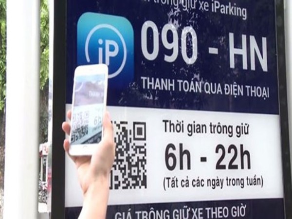 151 điểm trông giữ xe tại 9 quận Hà Nội dùng ứng dụng iParking từ tháng 1/2018