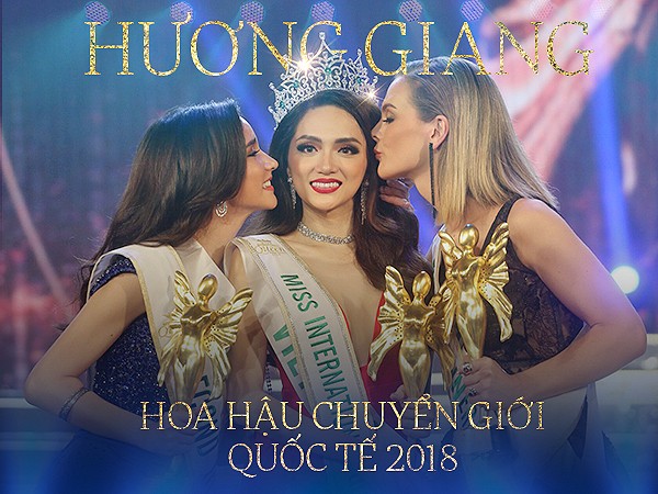 Hương Giang Idol chính thức đăng quang ngôi vị cao nhất tại "Hoa hậu chuyển giới 2018" 
