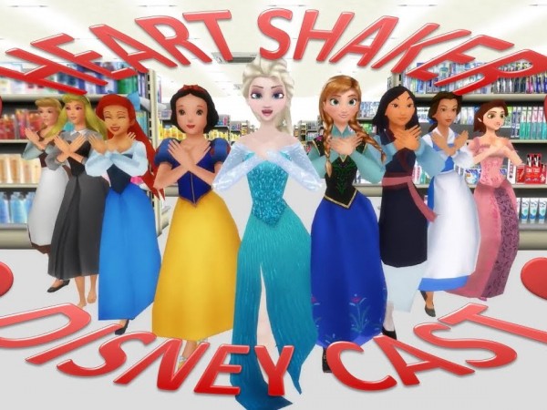 Choáng với bản cover hit "Heart Shaker" (TWICE) của... các nàng công chúa Disney!
