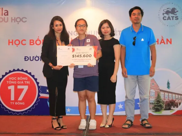 Nữ sinh trường THCS Đinh Thiện Lý giành học bổng Mỹ trị giá 3,2 tỉ đồng