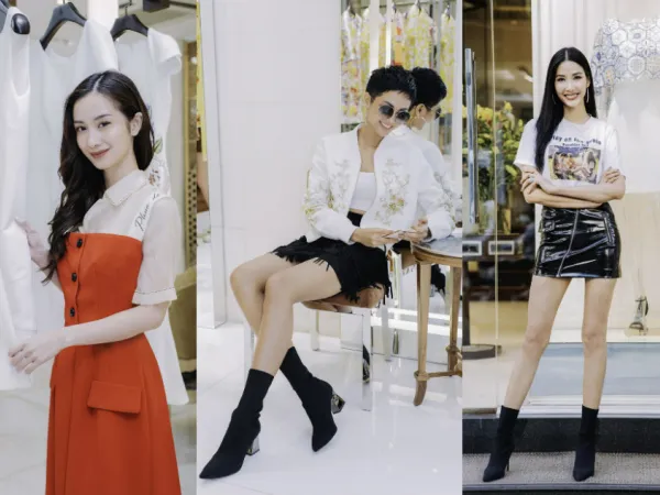 HH Mỹ Linh, HH H’Hen Nie cùng dàn mỹ nhân Việt tất bật thử đồ dự show NTK Công Trí