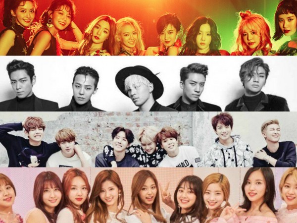 Cư dân mạng Hàn lựa chọn các nhóm nhạc đại diện cho K-Pop 10 năm qua 
