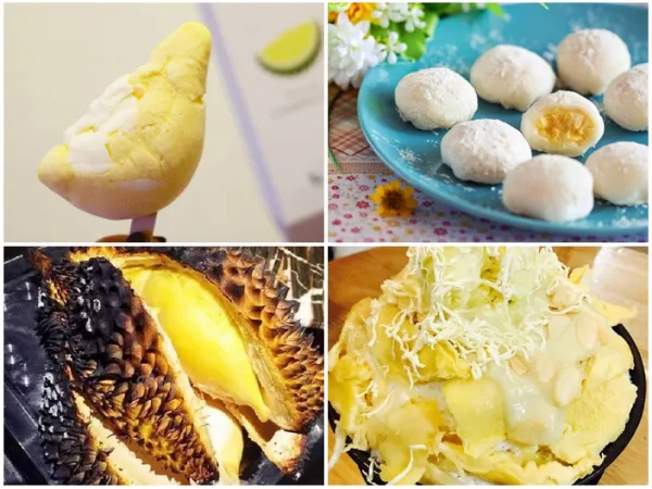Các món ăn vặt mới dành cho hội nghiền sầu riêng