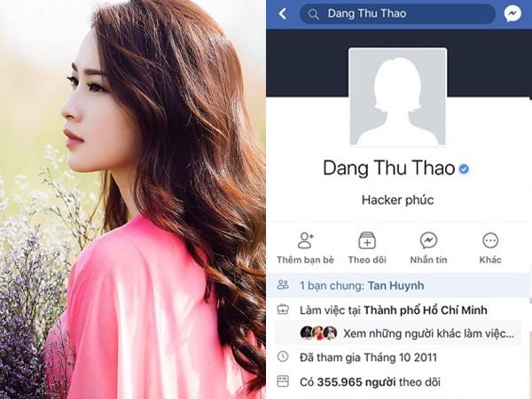 Đặng Thu Thảo và hàng loạt sao Việt bất ngờ bị "hacker" tấn công trang cá nhân