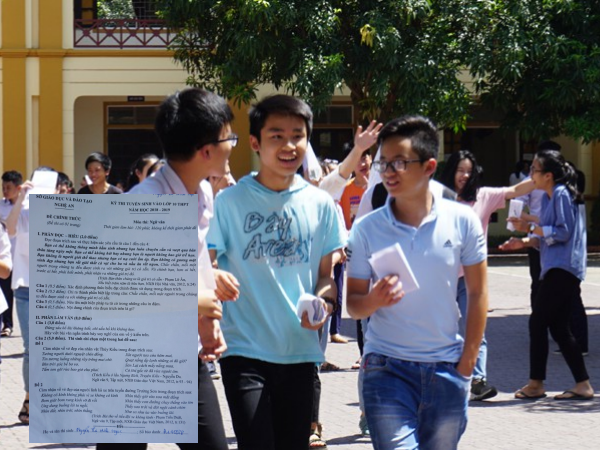 Thi lớp 10 tại Nghệ An: Môn Ngữ văn, thí sinh dễ mất điểm ở câu đọc hiểu