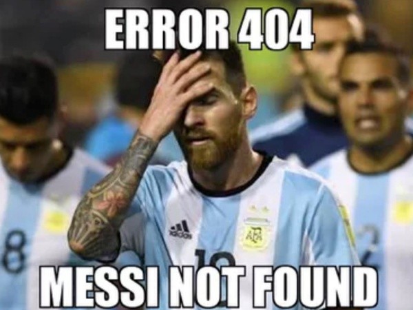 Argentina thua đậm Croatia, ảnh chế Messi và đồng đội ngập tràn Facebook 