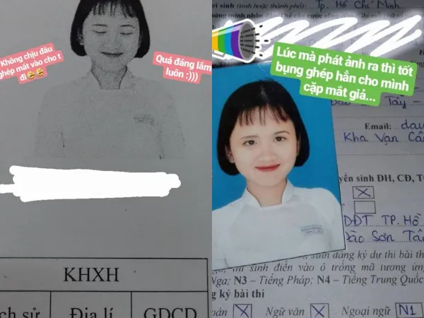 "Khó đỡ" với bức ảnh thẻ đã nhắm mắt còn bị chế dưới bàn tay các "thánh" photoshop