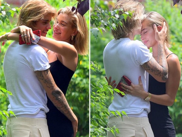 Khóa môi bạn gái, Justin Bieber khiến triệu trái tim fangirl tan vỡ