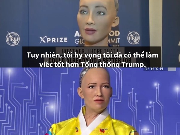 Sophia - nàng robot "công dân" đầu tiên trên thế giới sắp ghé thăm Hà Nội