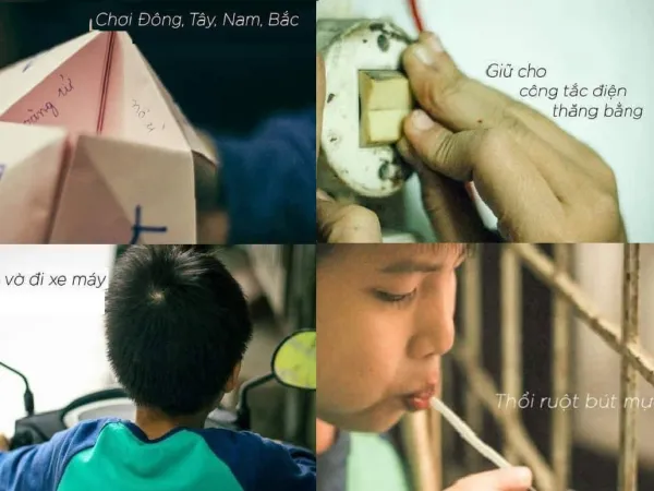 Những trò chơi chỉ nhìn thôi cũng đã thấy cả một "bầu trời tuổi thơ" ùa về