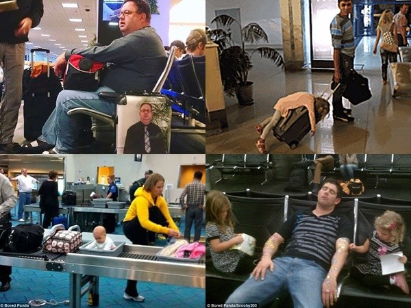 Thư giãn với những khoảnh khắc hài hước chỉ có ở sân bay