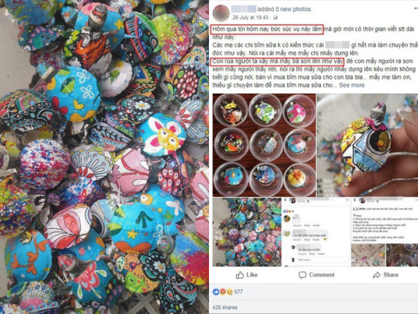 Thực hư về những con rùa nhiều màu sắc đang được rao bán tràn lan trên Facebook