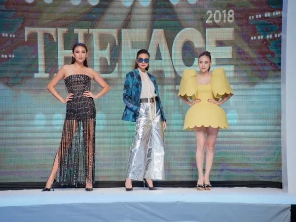 Thanh Hằng phản pháo khi bị nghi cố tình vấp ngã tại họp báo The Face Vietnam 2018