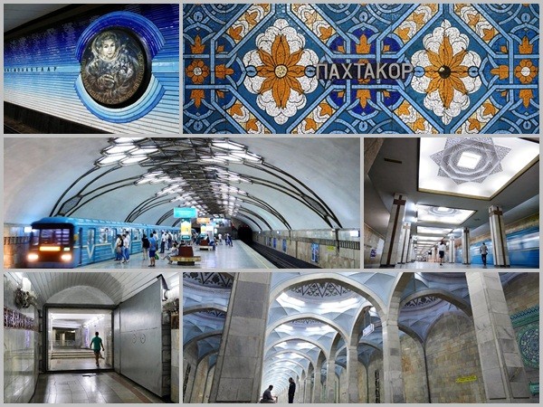 Chùm ảnh: Ga tàu điện ngầm chống bom hạt nhân bí mật ở Uzbekistan