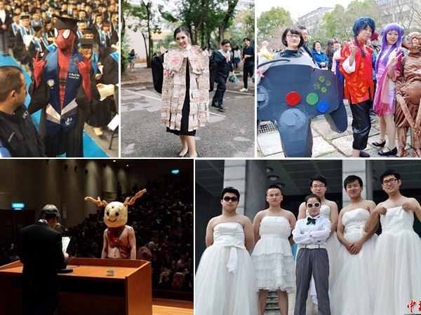 Hài hước với những trang phục tốt nghiệp kỳ lạ của các cử nhân đại học nước ngoài